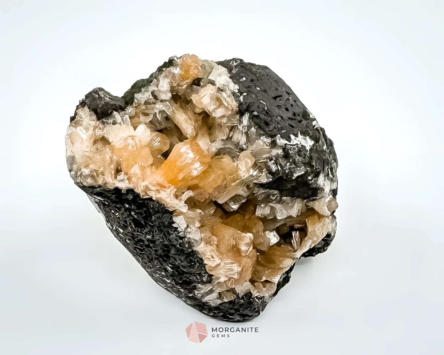 Apophyllite Stilbite Specimens-Morganite Gems
