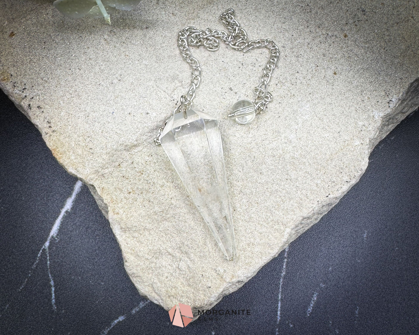 Clear Quartz Crystal Pendulum for Focus Amplification & Healing - Metaphysical Crystals