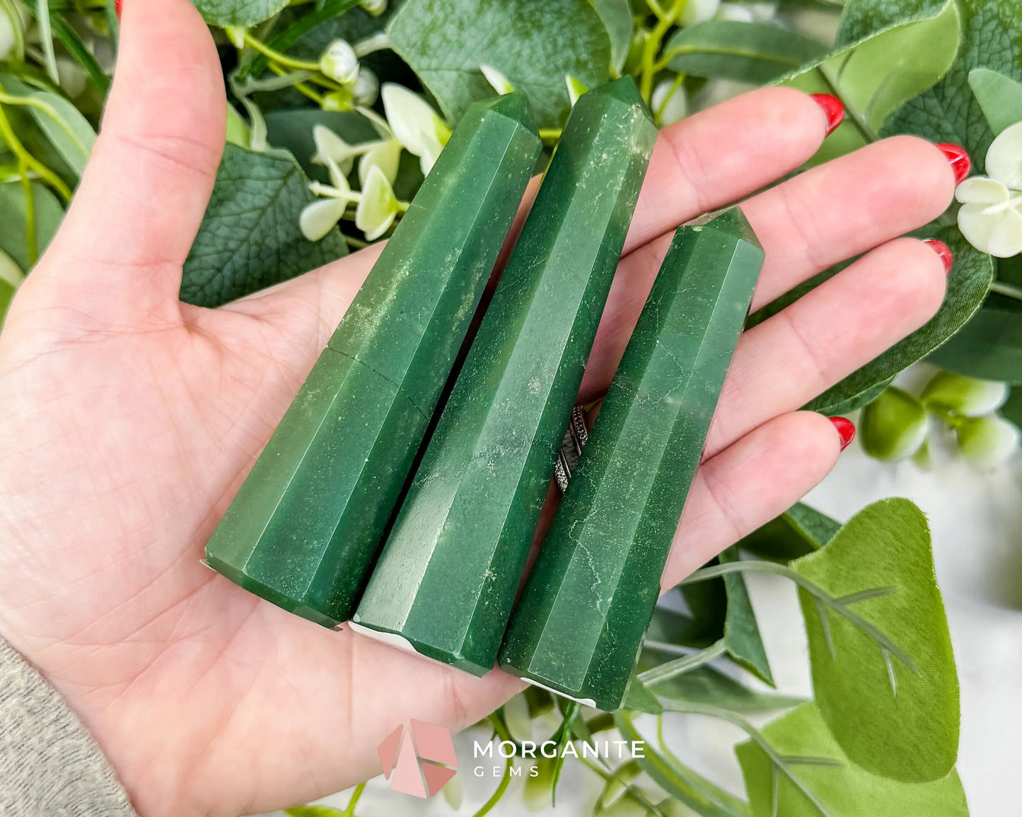 Crystal Towers/Points 3-4 Inch - Jade - Metaphysical Crystals