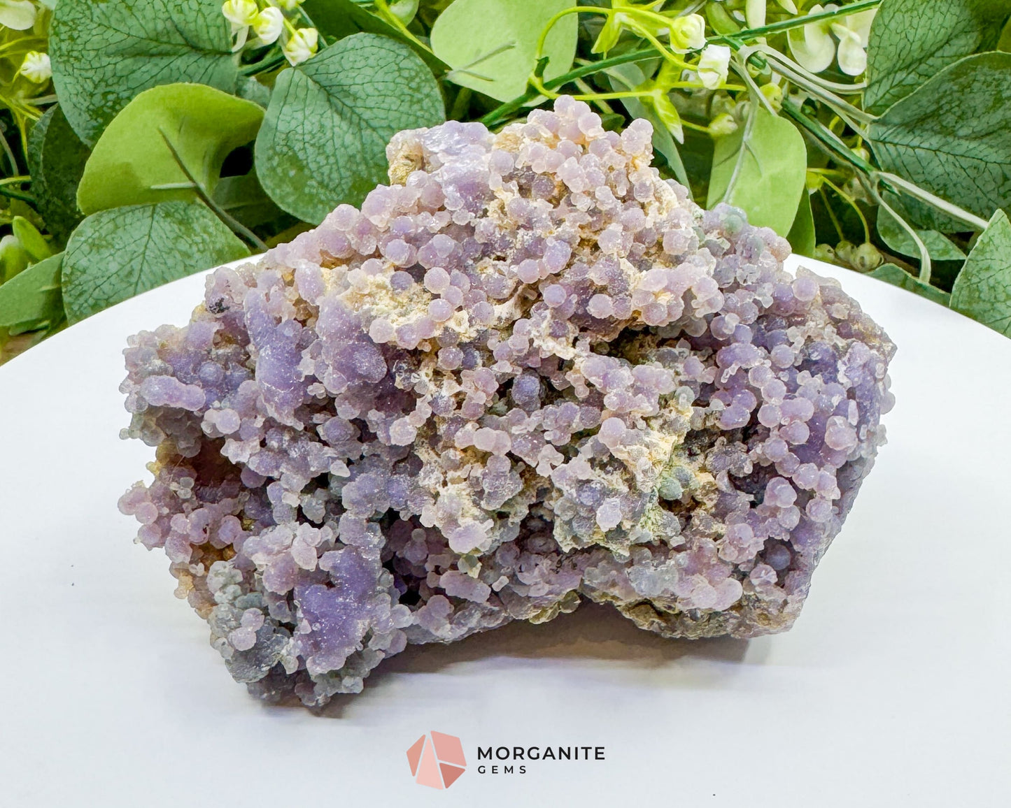 Grape Agate Crystal Cluster No. 3 – Rare Purple Chalcedony Botryoidal Specimen for Intuition & Spiritual Healing