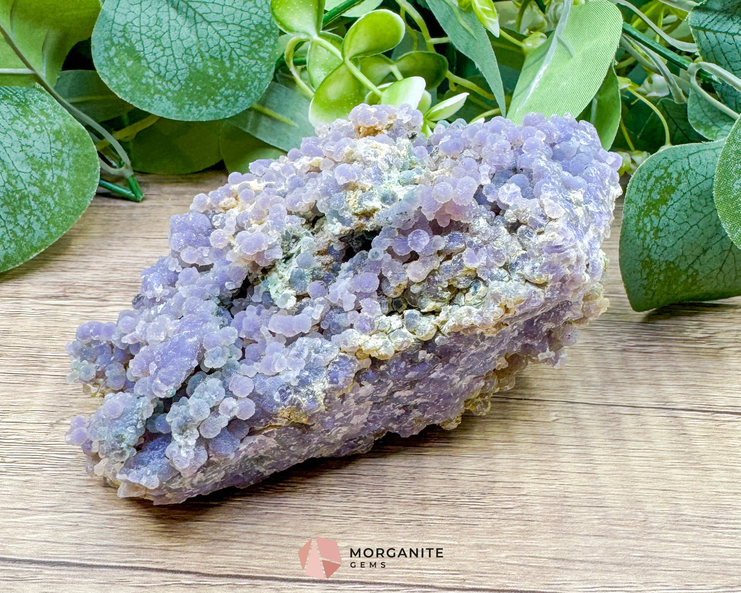 Grape Agate Crystal Cluster No. 3 – Rare Purple Chalcedony Botryoidal Specimen for Intuition & Spiritual Healing