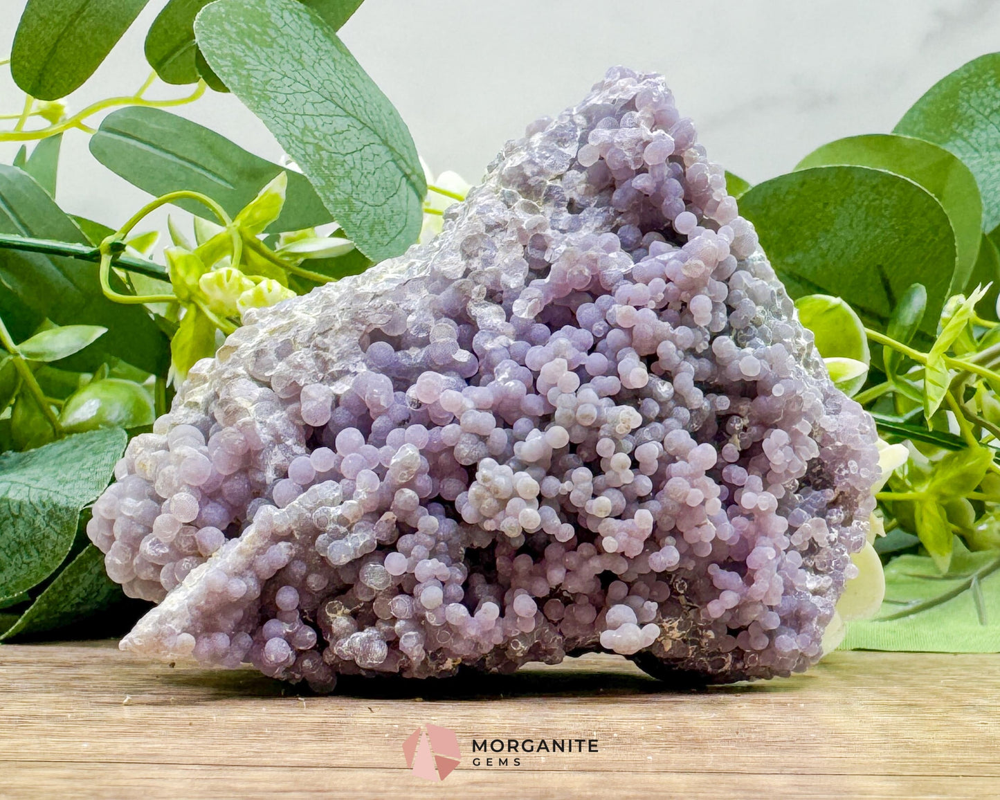 Grape Agate Crystal Cluster No. 4 – Rare Purple Chalcedony Botryoidal Specimen for Intuition & Inner Peace
