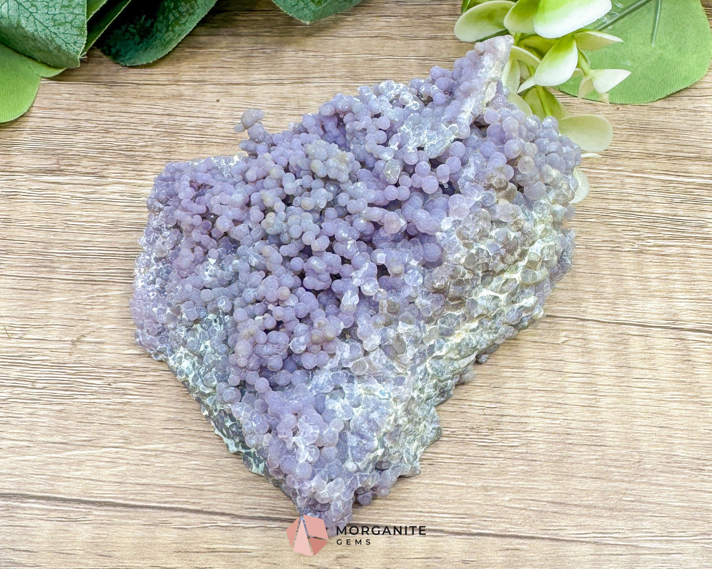 Grape Agate Crystal Cluster No. 4 – Rare Purple Chalcedony Botryoidal Specimen for Intuition & Inner Peace