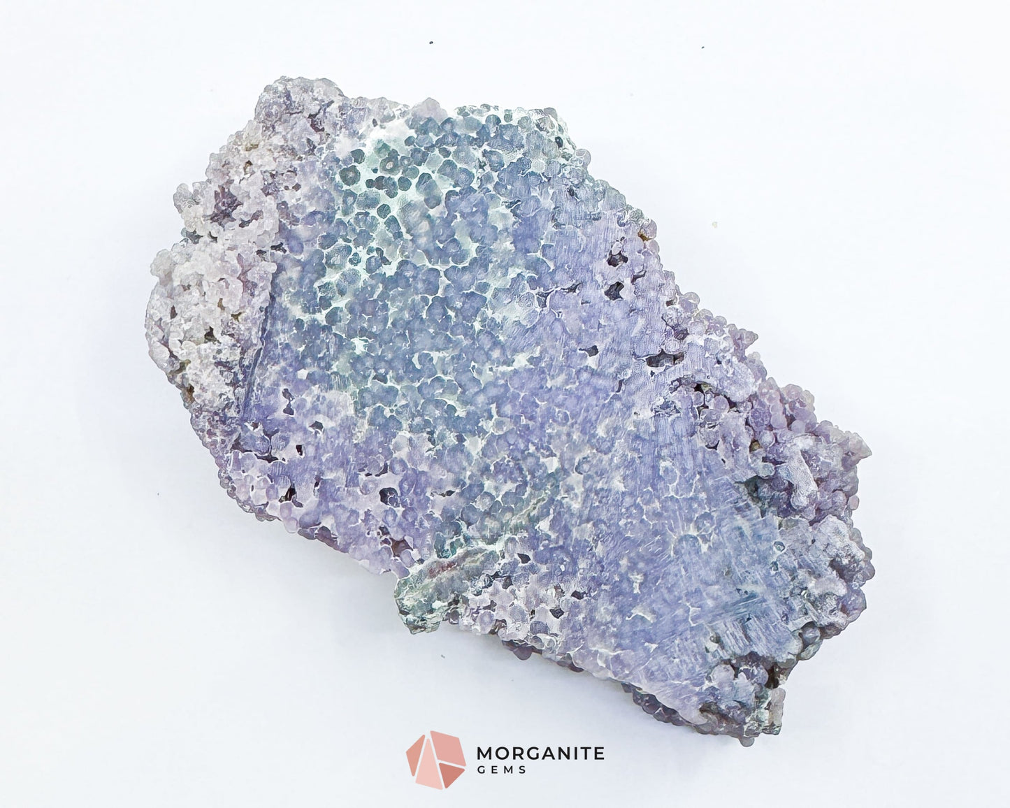 Grape Agate Crystal Cluster – Rare Purple Chalcedony Botryoidal Formation for Intuition Healing & Spiritual Display No.