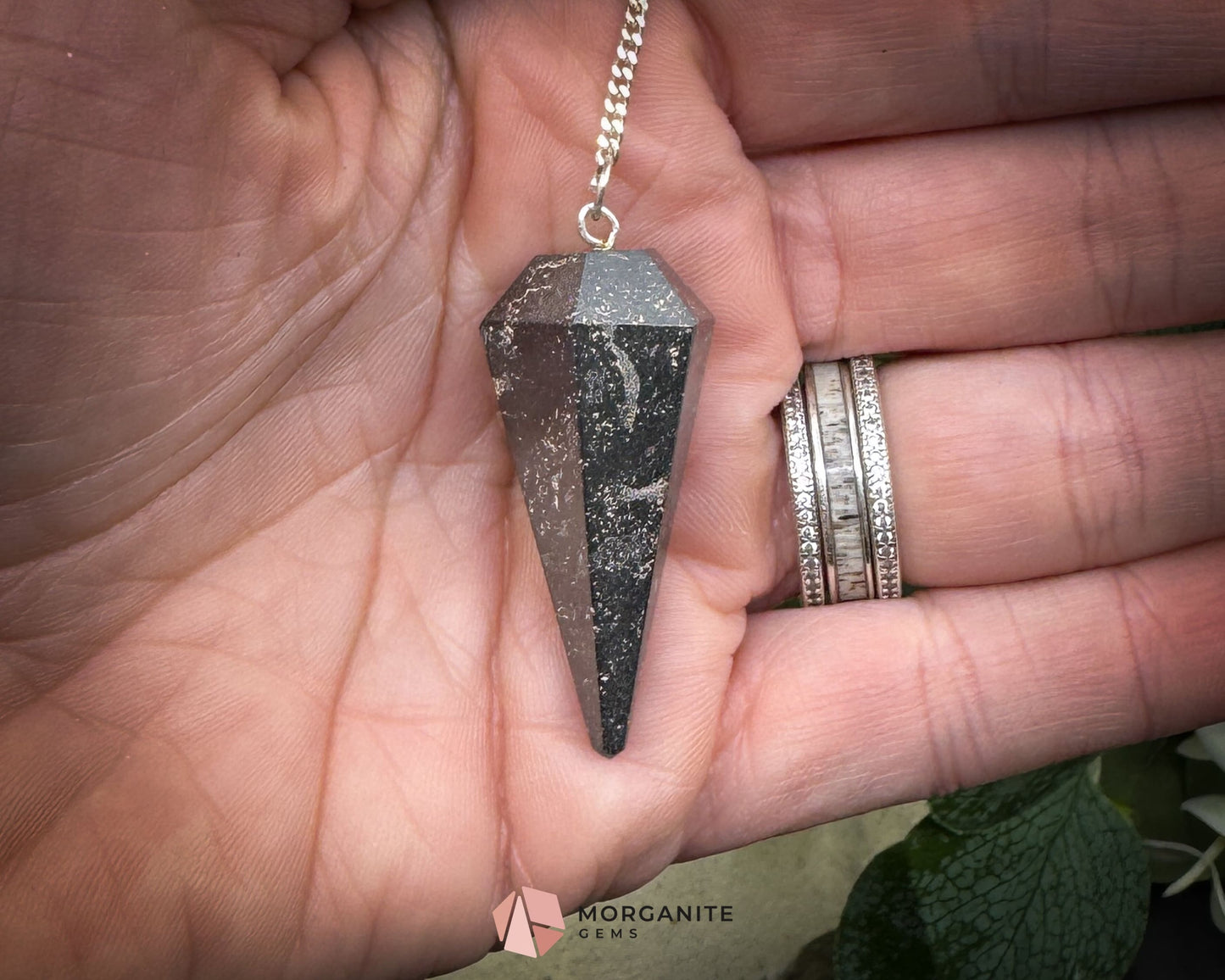 Hematite Pendulum for Grounding & Energy Protection - Metaphysical Crystals