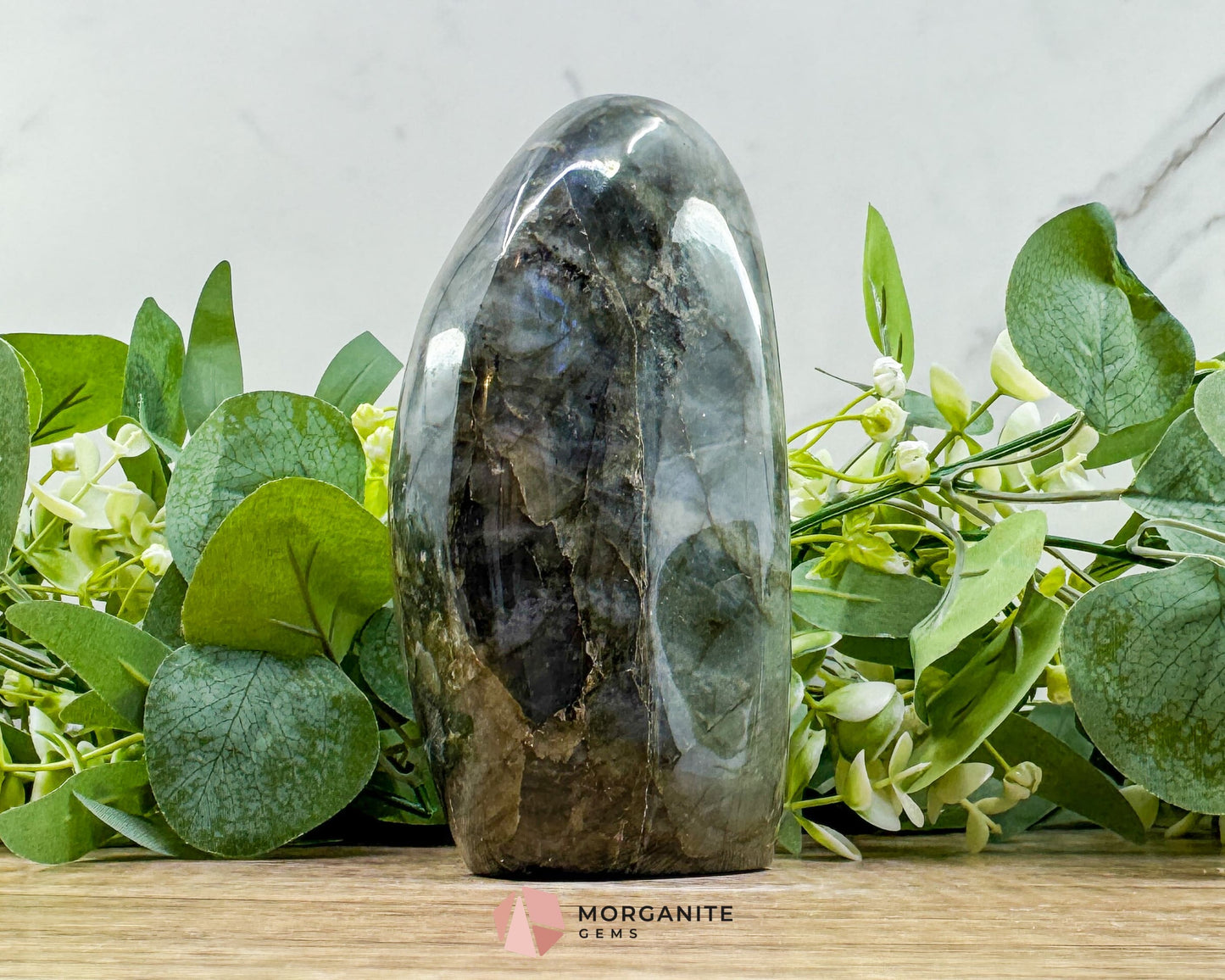 Multi Purple Fire Labradorite Freeform – 1.03kg Polished Standing Crystal for Intuition Magic & Higher Awareness