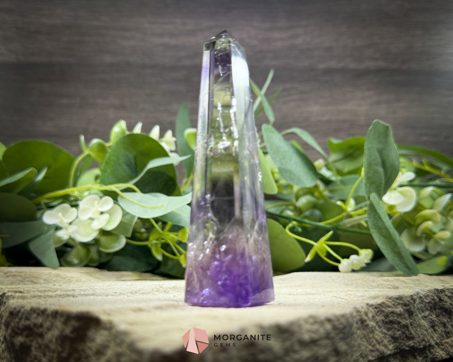 Phantom Amethyst Obelisk – AAA Polished Crystal Tower for Intuition Healing & Spiritual Growth - Metaphysical Crystals