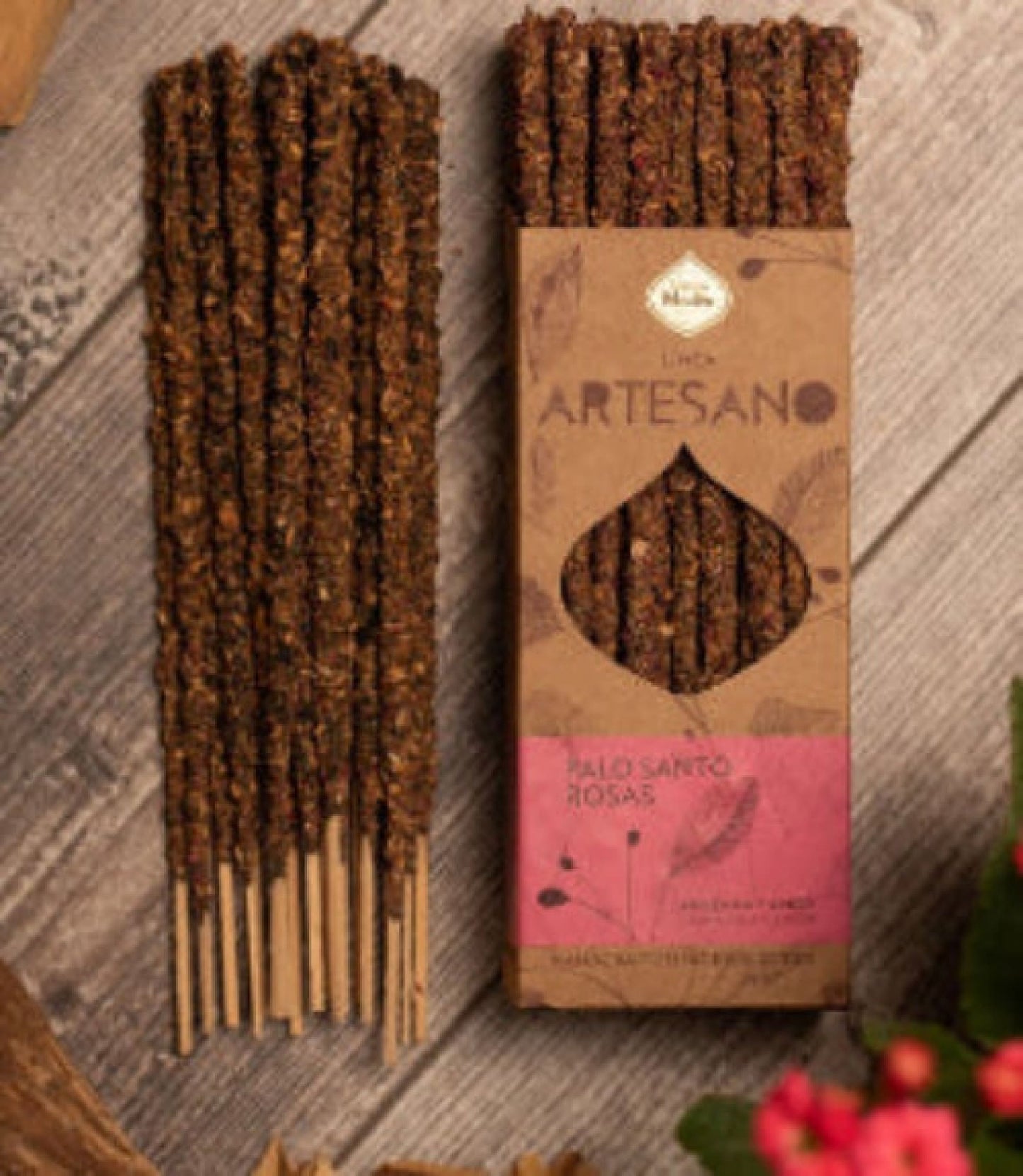 Rose Palo Santo Incense 30pk - Rose Palo Santo / 1 Box - Incense