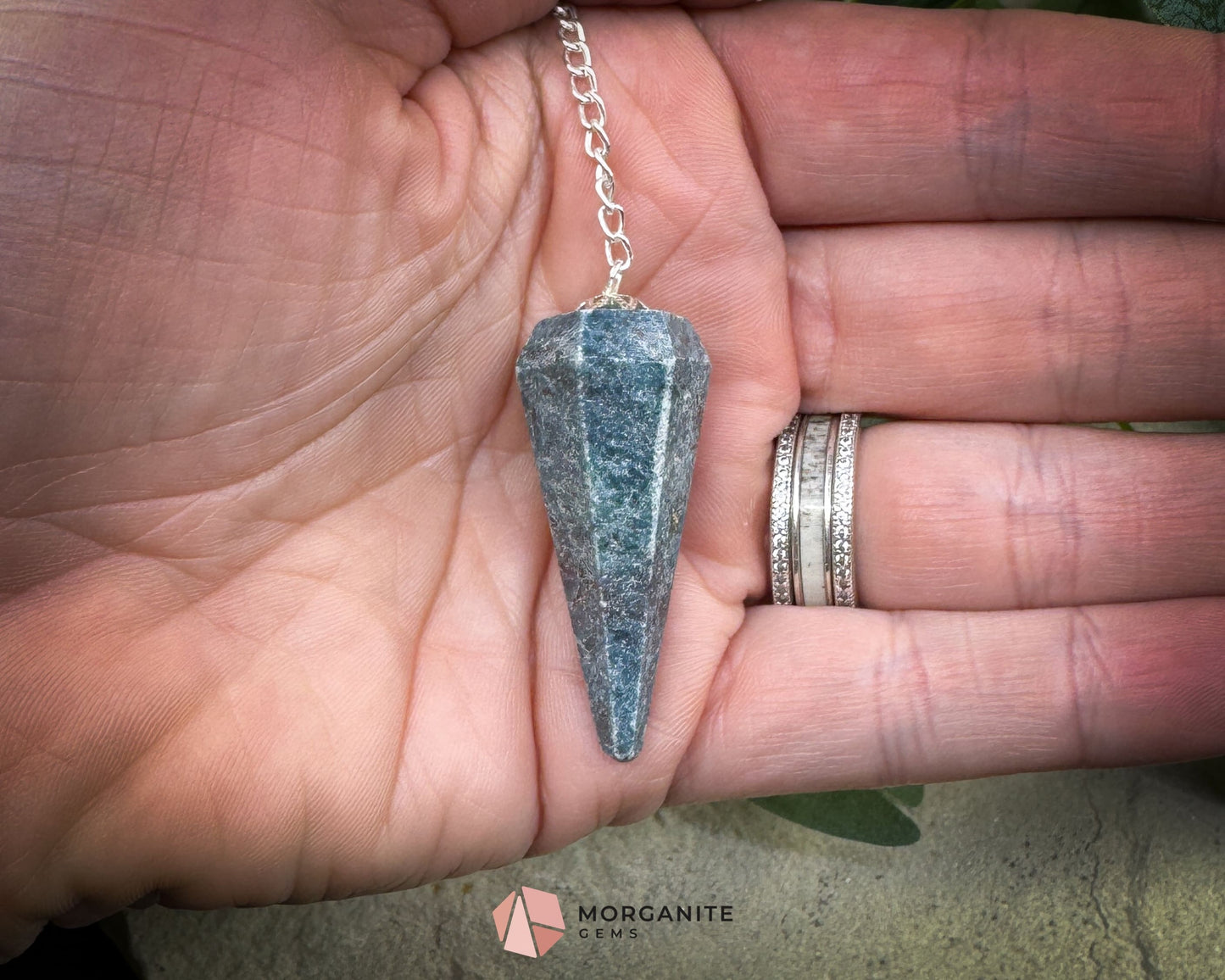 Ruby Zoisite Crystal Pendulum for Passion & Emotional Healing - Metaphysical Crystals