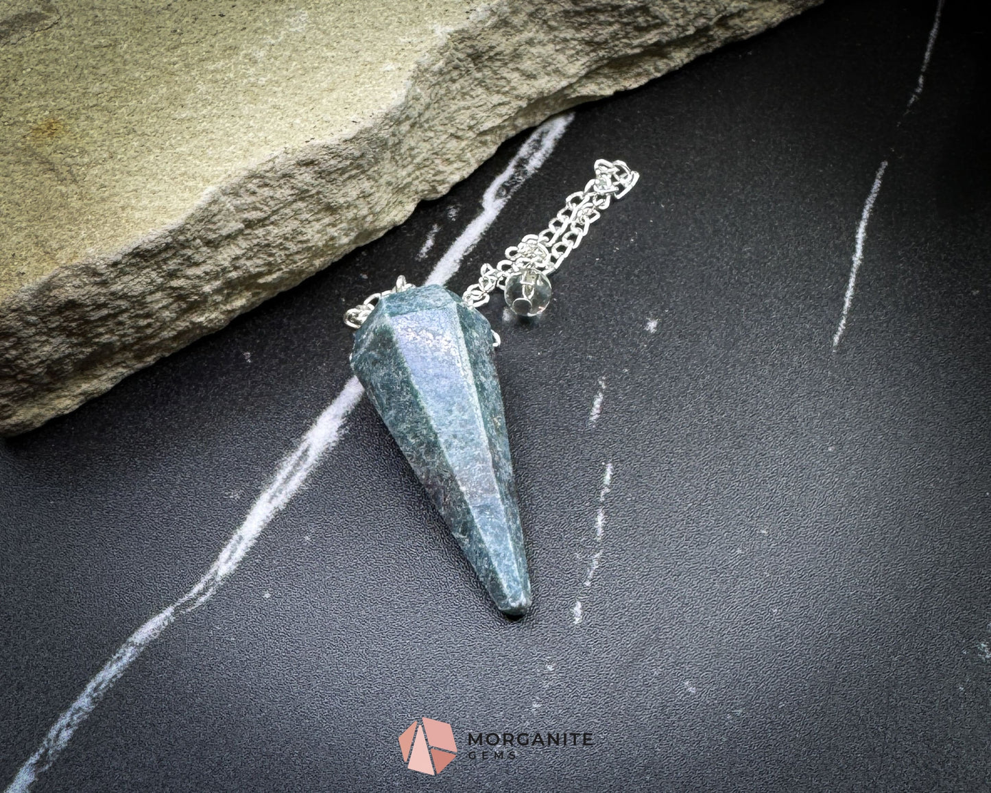 Ruby Zoisite Crystal Pendulum for Passion & Emotional Healing - Metaphysical Crystals