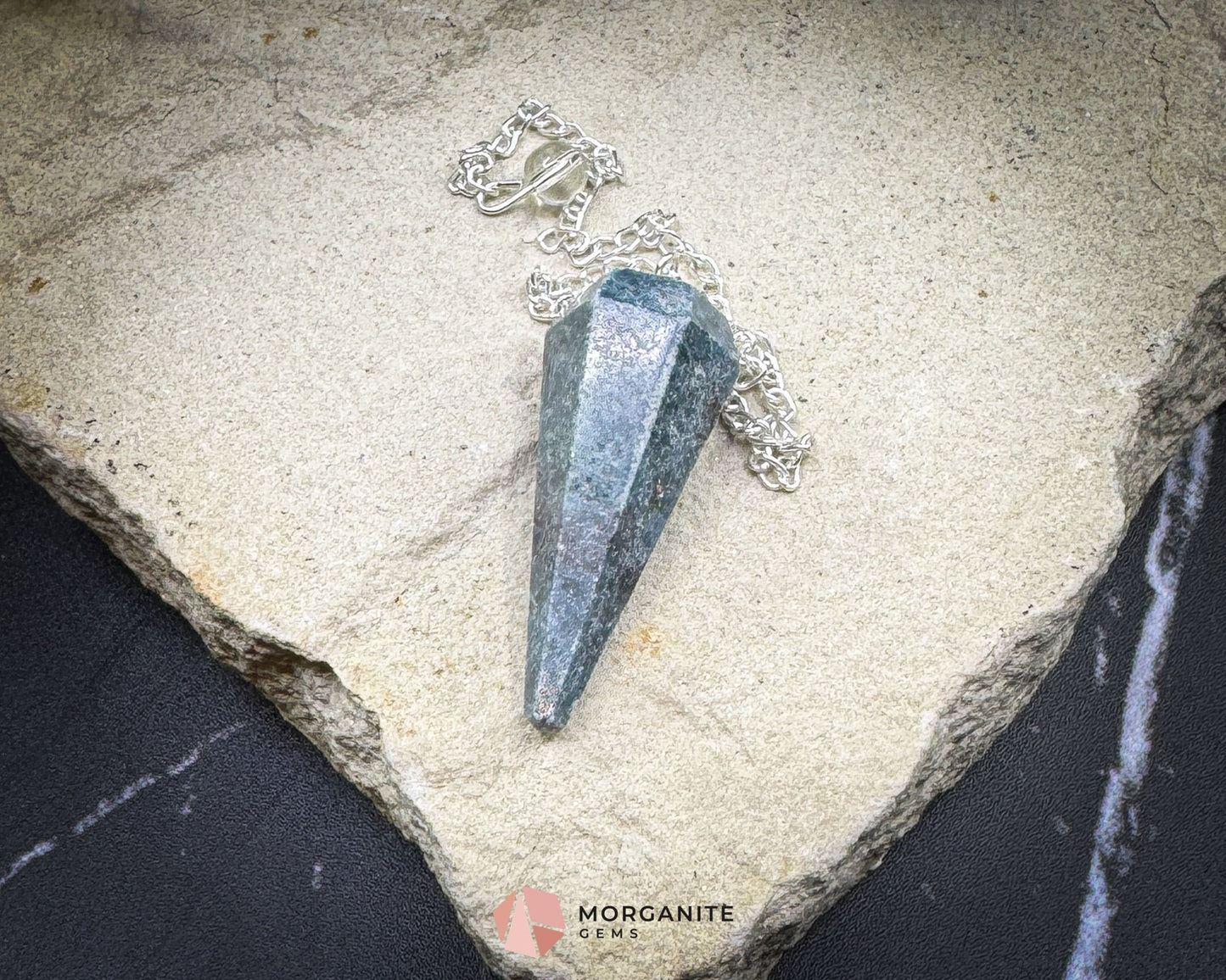 Ruby Zoisite Crystal Pendulum for Passion & Emotional Healing - Metaphysical Crystals