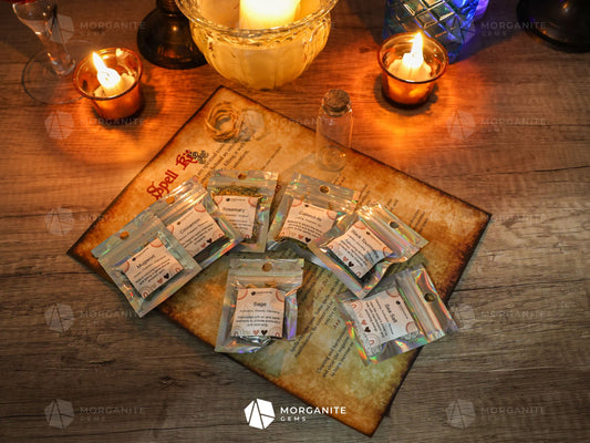 Samhain Spell Jar Kit-Morganite Gems