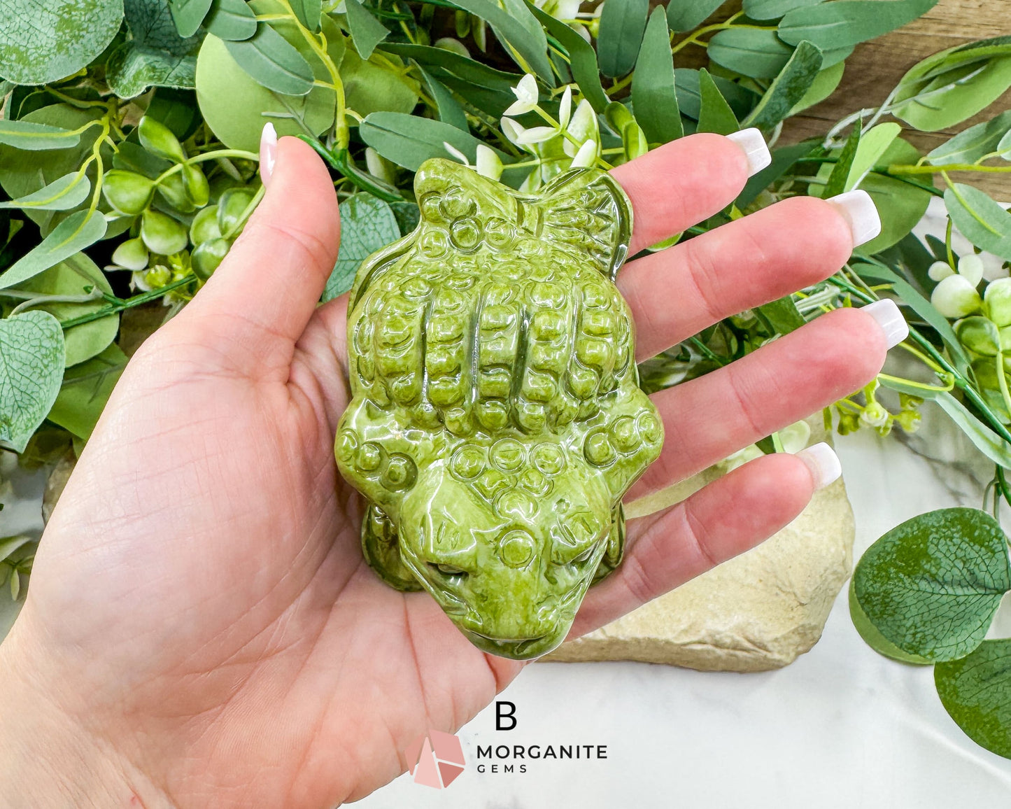 Serpentine Money Frog with Coin – Hand-Carved Crystal Toad for Wealth & Abundance - Metaphysical Crystals