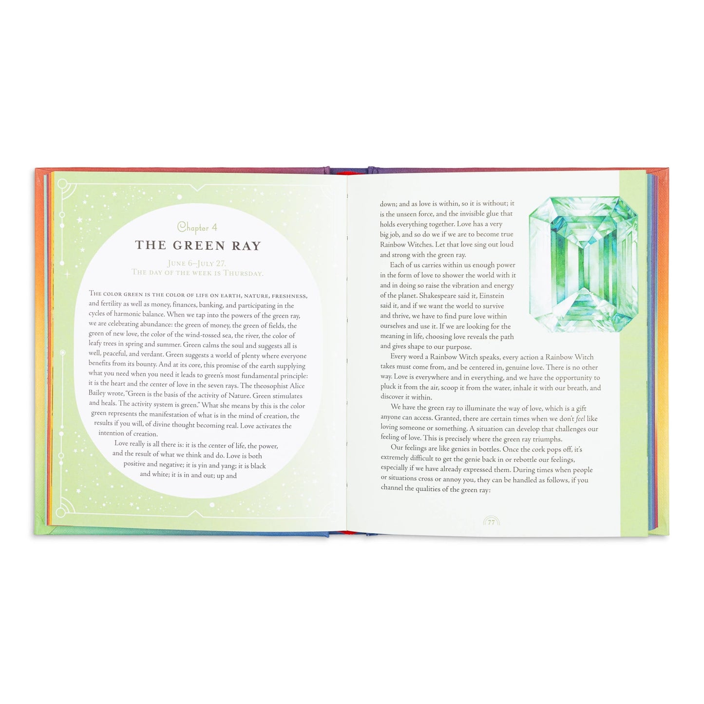 The Rainbow Witch: Secret Powers of Color-Morganite Gems