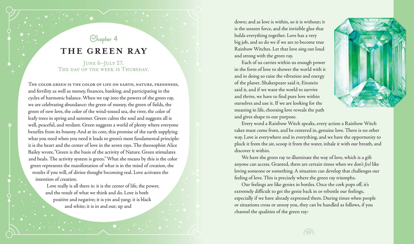 The Rainbow Witch: Secret Powers of Color-Morganite Gems