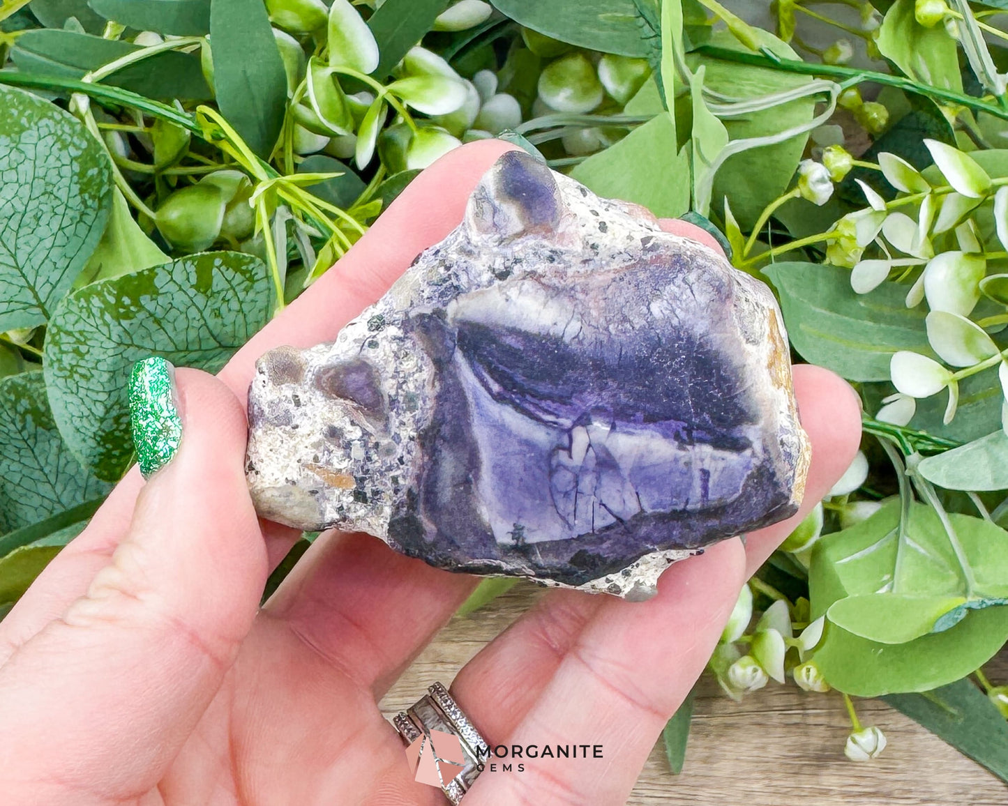 Tiffany Stone from Utah – 140g Rare Natural Mineral for Intuition Spiritual Awakening & Collector Display