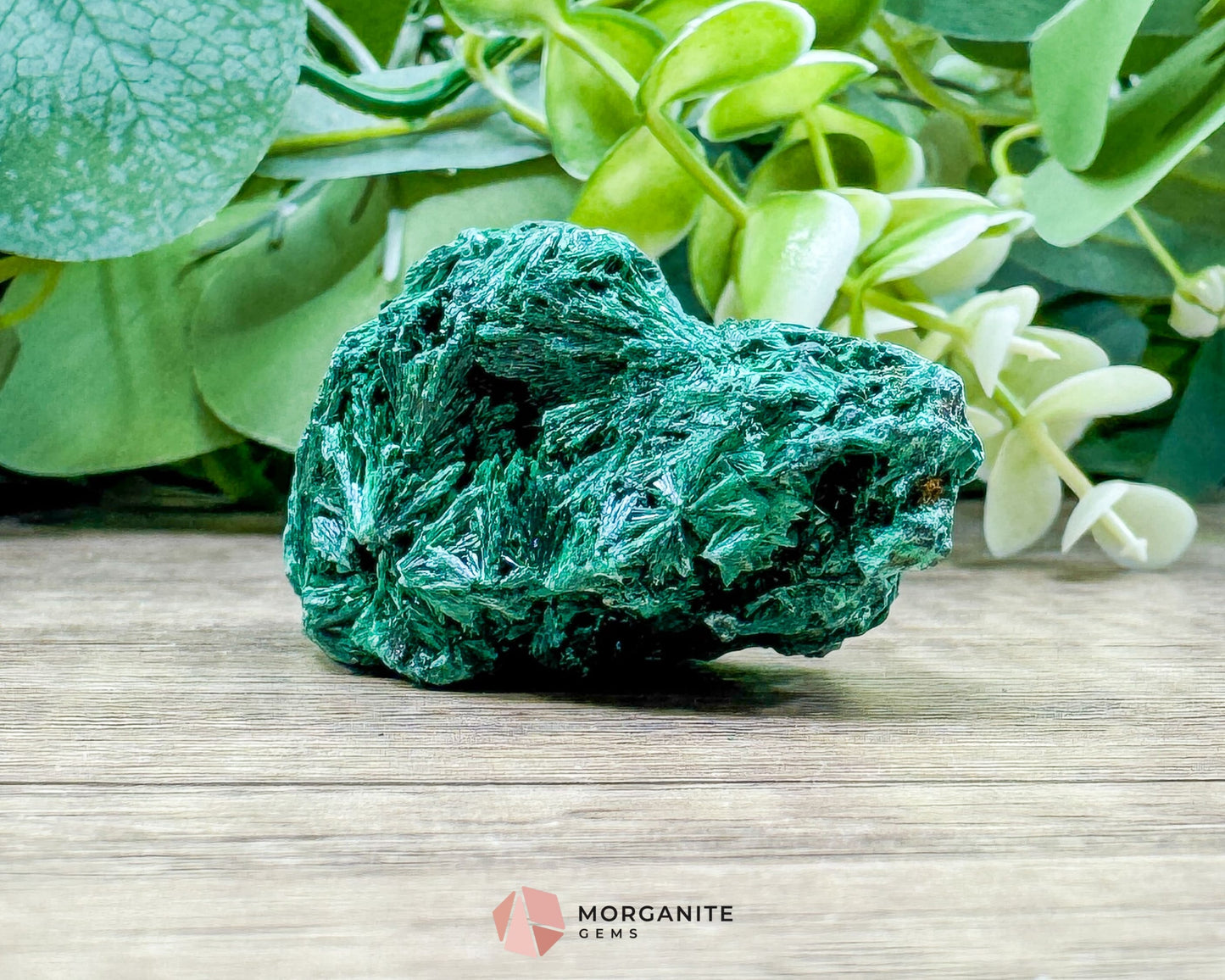 Velvet Malachite Cluster – 66g Natural Crystal for Transformation Heart Healing & Collector Display - Metaphysical
