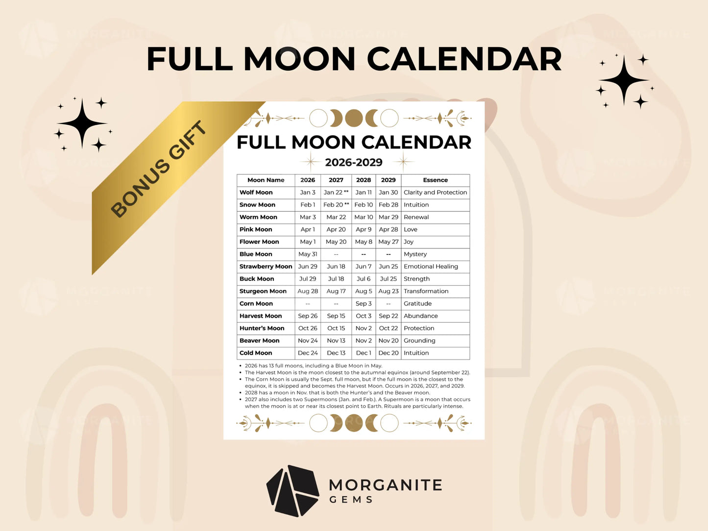 Worm Full Moon Ritual Kit