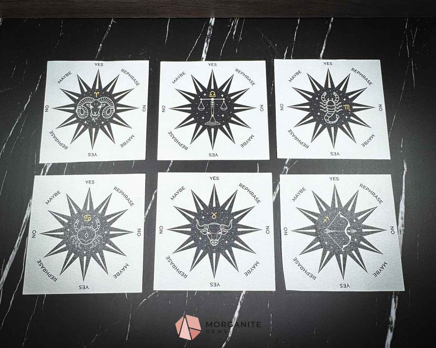 Zodiac Pendulum Mat – 5’’ Divination Cloth for Astrology Dowsing & Spiritual Readings - Home & Living