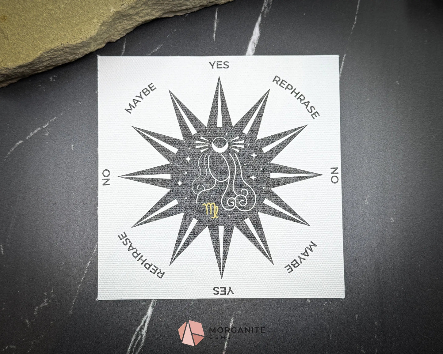 Zodiac Pendulum Mat – 5’’ Divination Cloth for Astrology Dowsing & Spiritual Readings - Virgo - Home & Living