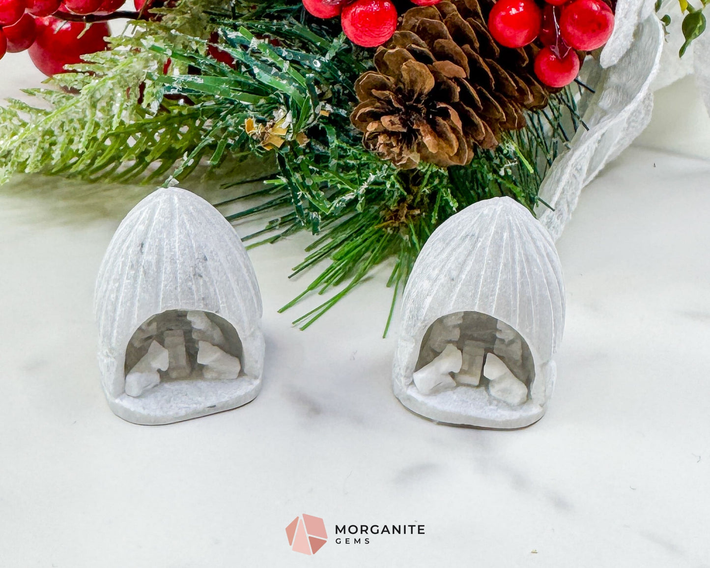 1.5’’ Alabaster Nativity Scene Egg – Hand-Carved Mini Holy Family Figurine from Peru - Home & Living