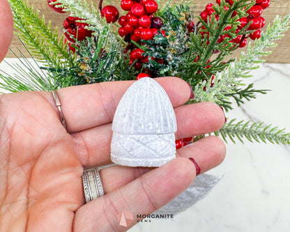 1.5’’ Alabaster Nativity Scene Egg – Hand-Carved Mini Holy Family Figurine from Peru - Home & Living