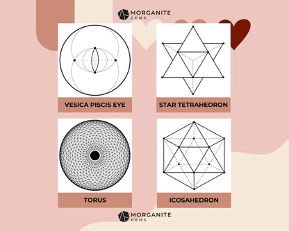 12 Sacred Geometry Vector Pack-Morganite Gems