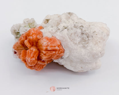 186g Heulandite and Bow Stilbite Cluster – Vibrant Natural Mineral Specimen-Morganite Gems