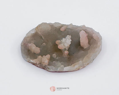 36g Apophyllite and Stilbite on Chalcedony – Unique Crystal Specimen-Morganite Gems