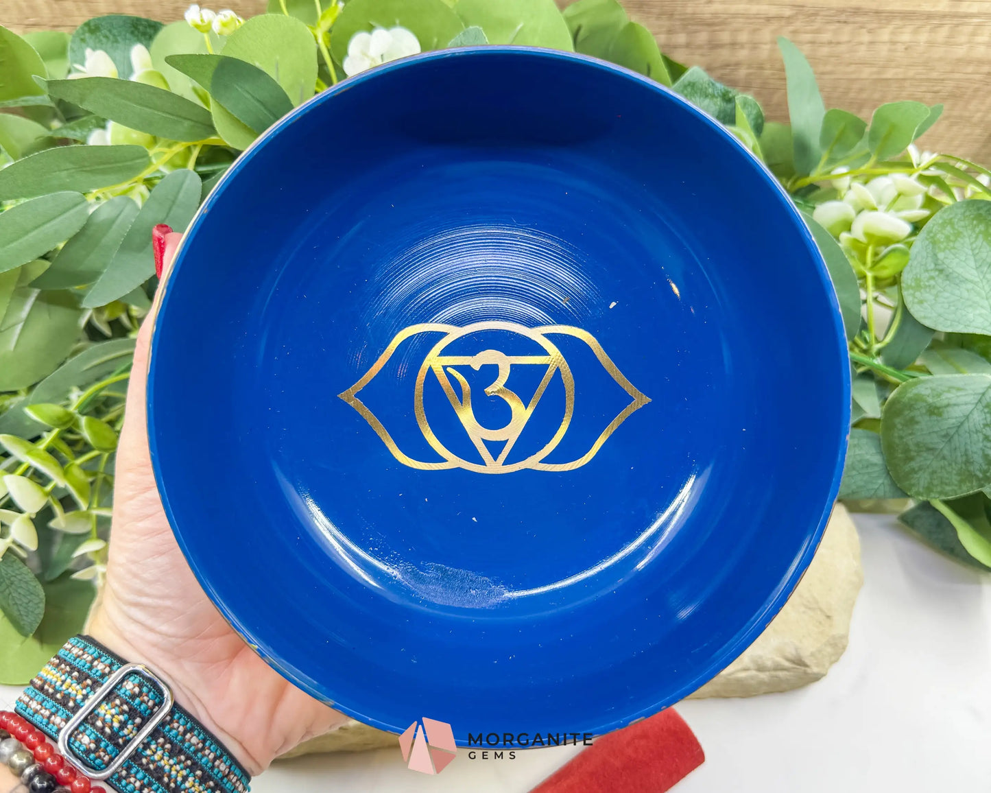 6″ Seven Chakra Tibetan Singing Bowl – Solid Brass Meditation & Healing Bowl - Home & Living