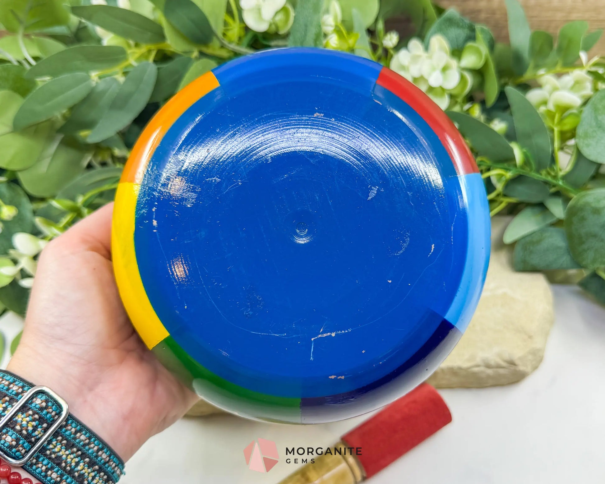 6″ Seven Chakra Tibetan Singing Bowl – Solid Brass Meditation & Healing Bowl - Home & Living