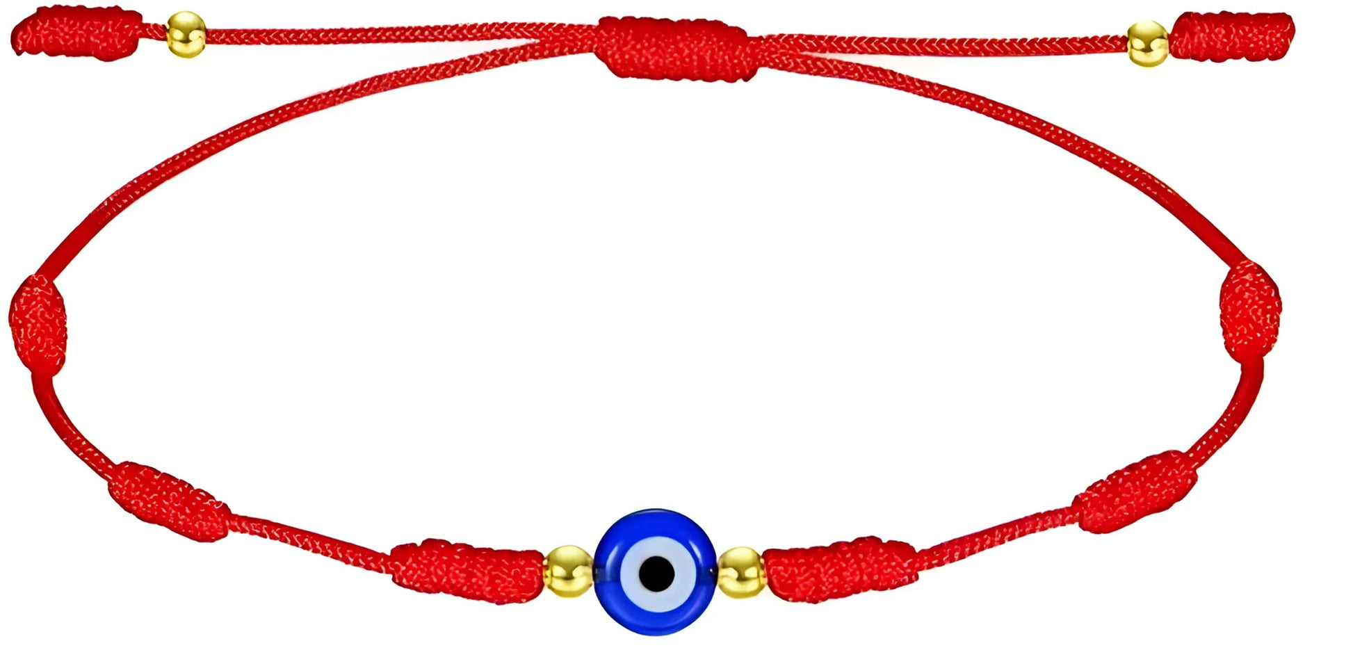 7 Knot Evil Eye String Bracelet-Morganite Gems