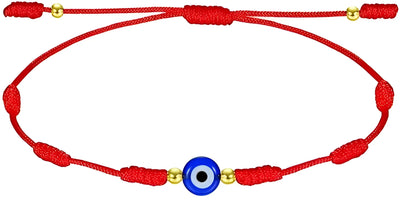 7 Knot Evil Eye String Bracelet-Morganite Gems