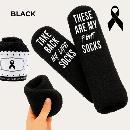 Cancer Support Sock Cupcakes – Awareness Socks in Gift-Ready Cupcake