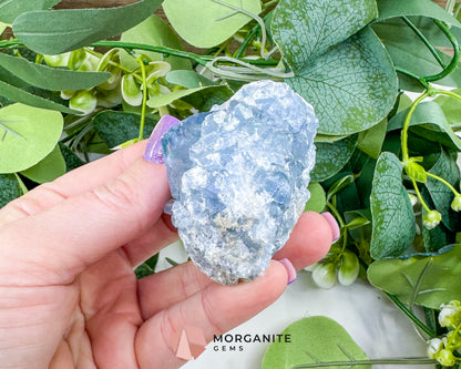 Raw Celestite Cluster No. 2 – Sky Blue Geode Specimen for High Vibration & Inner Peace