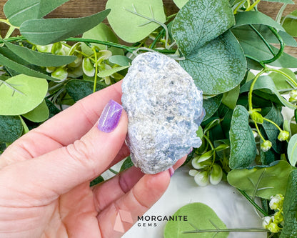 Raw Celestite Cluster No. 2 – Sky Blue Geode Specimen for High Vibration & Inner Peace