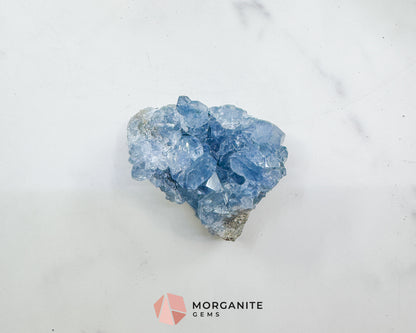 Raw Celestite Cluster No. 3 – Sky Blue Geode Specimen for High Vibration & Inner Peace