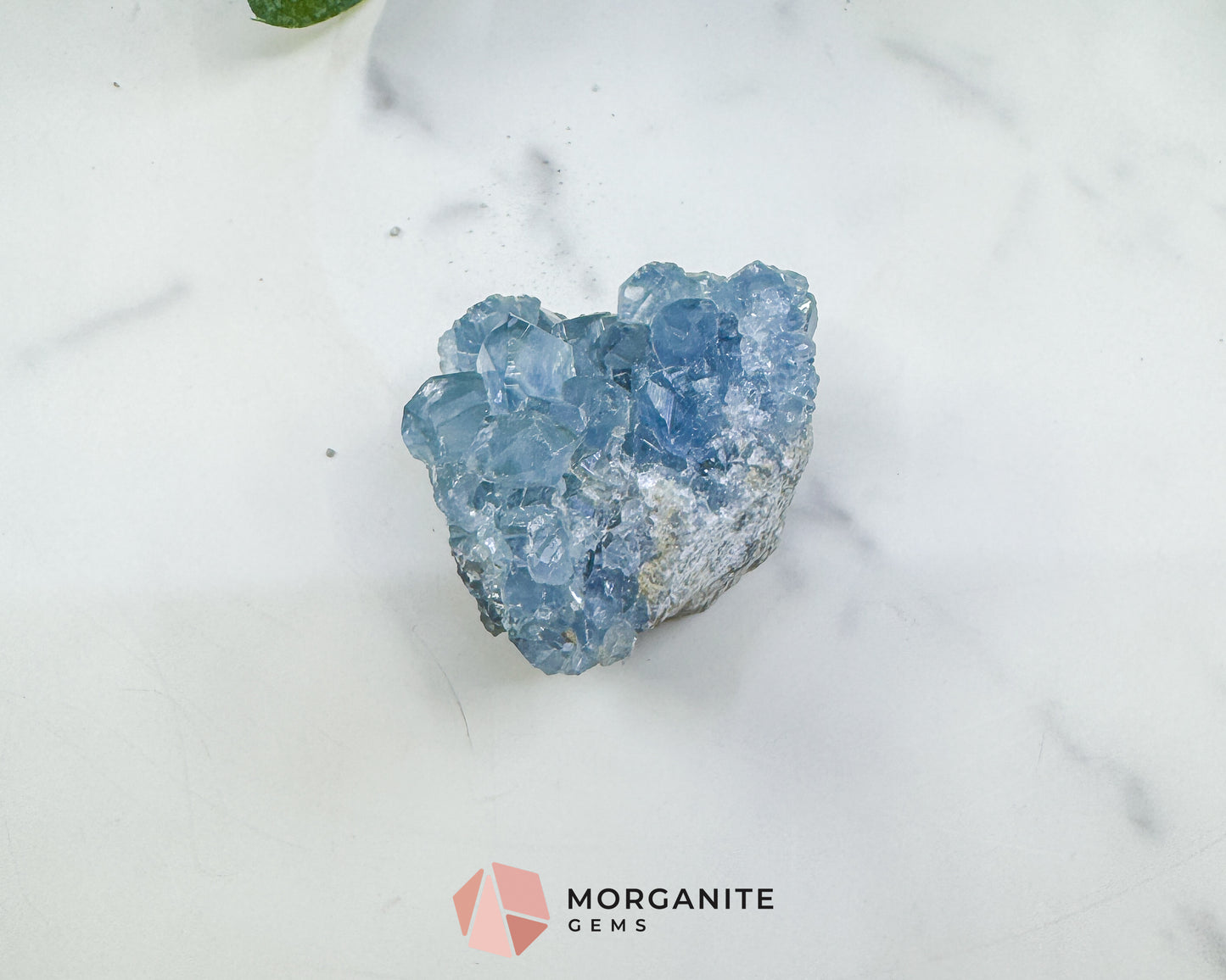 Raw Celestite Cluster No. 4 – Sky Blue Geode Specimen for High Vibration & Inner Peace