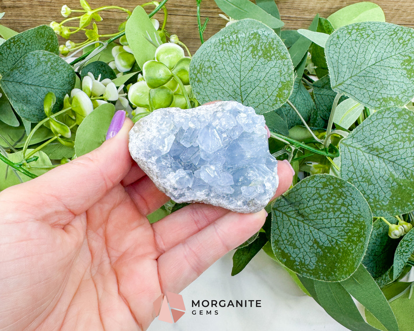 Raw Celestite Clusters – Sky Blue Geode Specimens for High Vibration, Meditation, & Peaceful Sleep (Choice Selection)