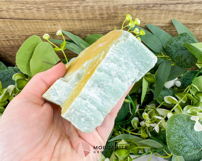 Premium 1lb 10oz Wyoming Nephrite Jade Specimen – 5.4" "Green Gold" Rough – Collector Grade Heart Chakra Stone for Prosperity & Vitality