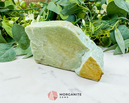 Premium 1lb 10oz Wyoming Nephrite Jade Specimen – 5.4" "Green Gold" Rough – Collector Grade Heart Chakra Stone for Prosperity & Vitality