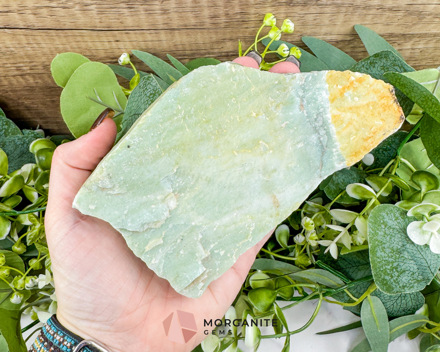 Premium 1lb 10oz Wyoming Nephrite Jade Specimen – 5.4" "Green Gold" Rough – Collector Grade Heart Chakra Stone for Prosperity & Vitality