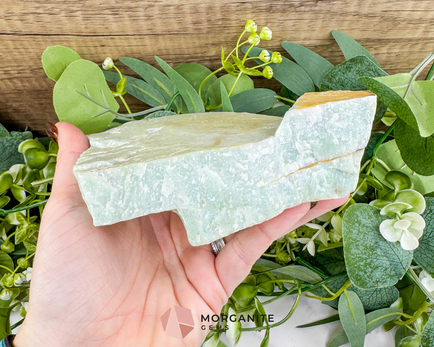 Premium 1lb 10oz Wyoming Nephrite Jade Specimen – 5.4" "Green Gold" Rough – Collector Grade Heart Chakra Stone for Prosperity & Vitality