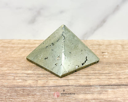 Pyrite Pyramid Obelisk – AAA Quality for Energy and Elegance-Morganite Gems