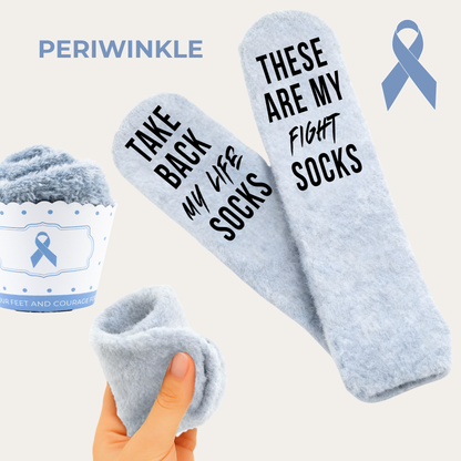 Cancer Support Sock Cupcakes – Awareness Socks in Gift-Ready Cupcake
