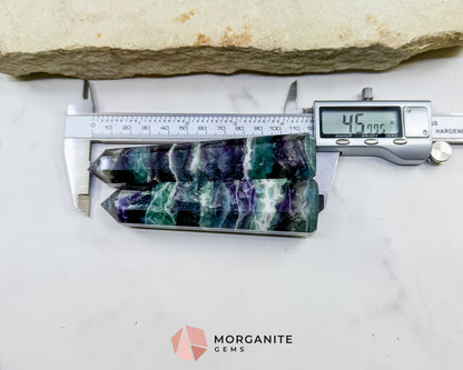 Rainbow Fluorite Tower Crystal Point for Clarity Focus & Chakra Healing