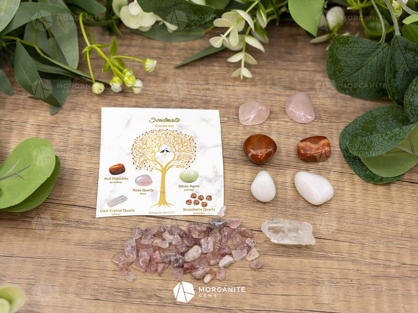 Crystal Grid Set for Attracting a Soulmate