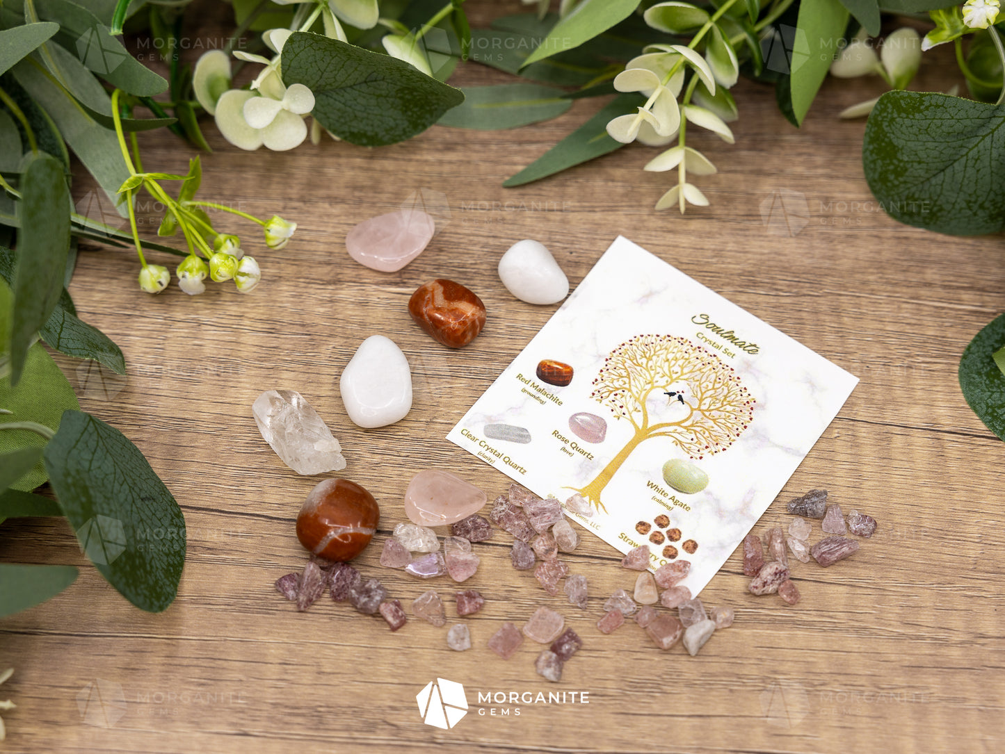 Crystal Grid Set for Attracting a Soulmate