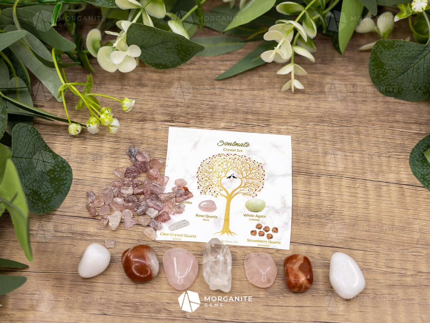 Crystal Grid Set for Attracting a Soulmate