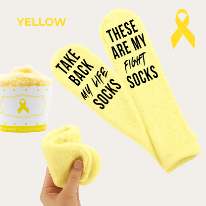 Cancer Support Sock Cupcakes – Awareness Socks in Gift-Ready Cupcake